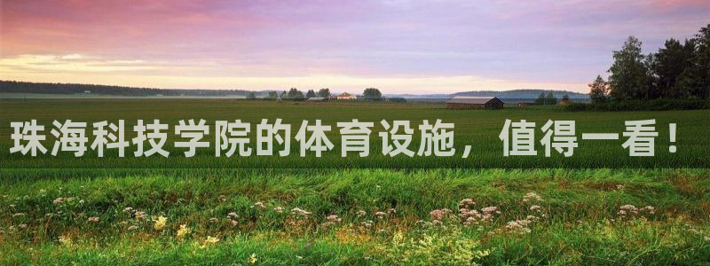 意昂体育4平台：珠海科技学院的体育设施，值得一看！