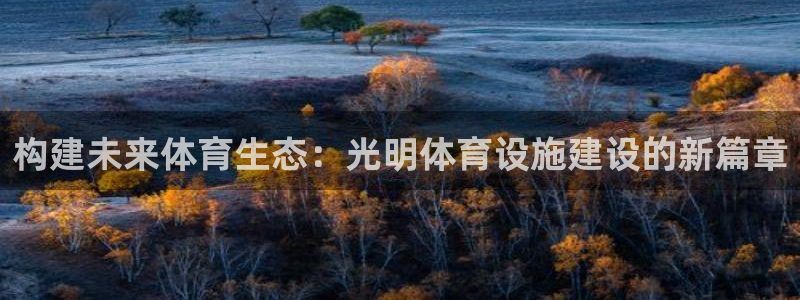 意昂4新能源：构建未来体育生态：光明体育设施建设的新