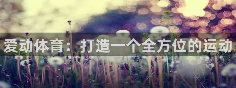 意昂体育4招商电话是多少啊：爱动体育：打造一个全方位
