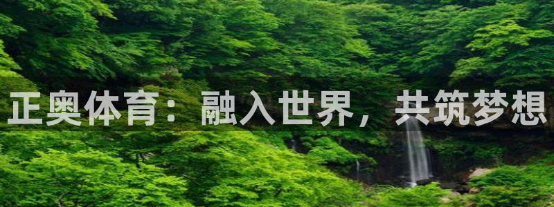 意昂4集团：正奥体育：融入世界，共筑梦想